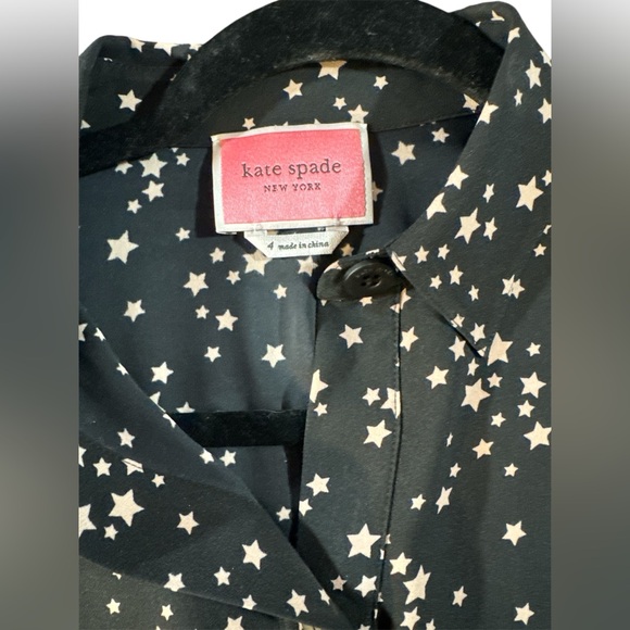 Kate spade size 4 Scattered Stars Button-front Shirtdress - Picture 5 of 8